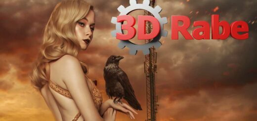 Neu: Hello world! Warum der 3D Blog über 3D Drucker und Grafik? 13 3d rabe girl mit logo web - Neu: Hello world! Warum der 3D Blog über 3D Drucker und Grafik? - 3 Der 3D Rabe 28. Oktober 2025