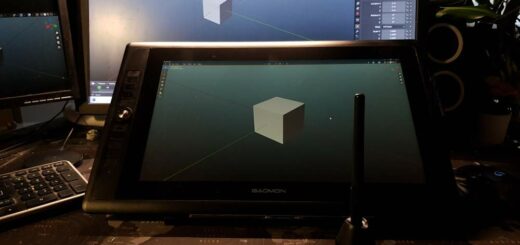 Das Pen Display und Blender 11 Pen Display mit Blender